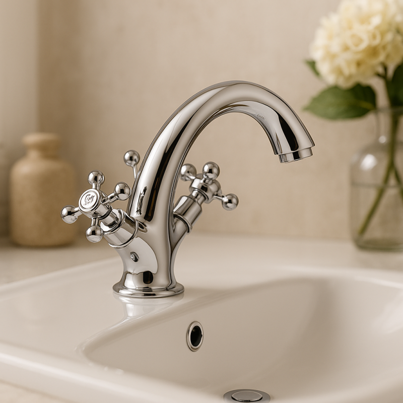 Huber Victorian Classic Waschtischarmatur Chrom VT00051021